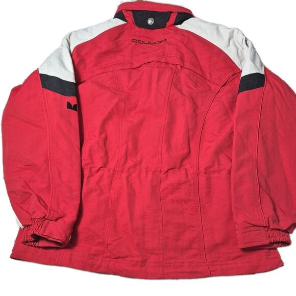Vintage COULOIR Ultimate Skiwear Jacket Womens 10 Red/White/Black Snowboarding - Picture 16 of 16